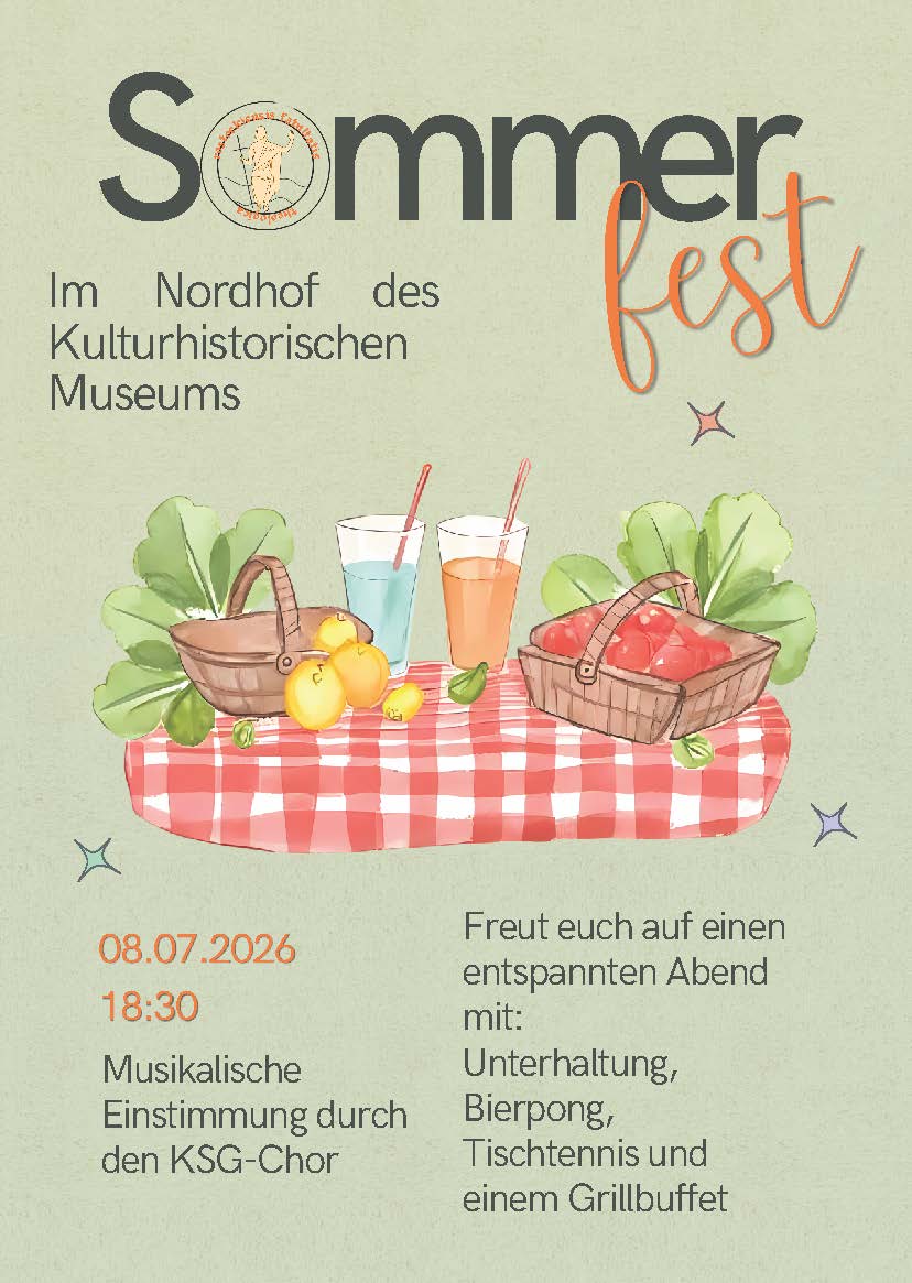 Einladungsplakat zum Sommerfest