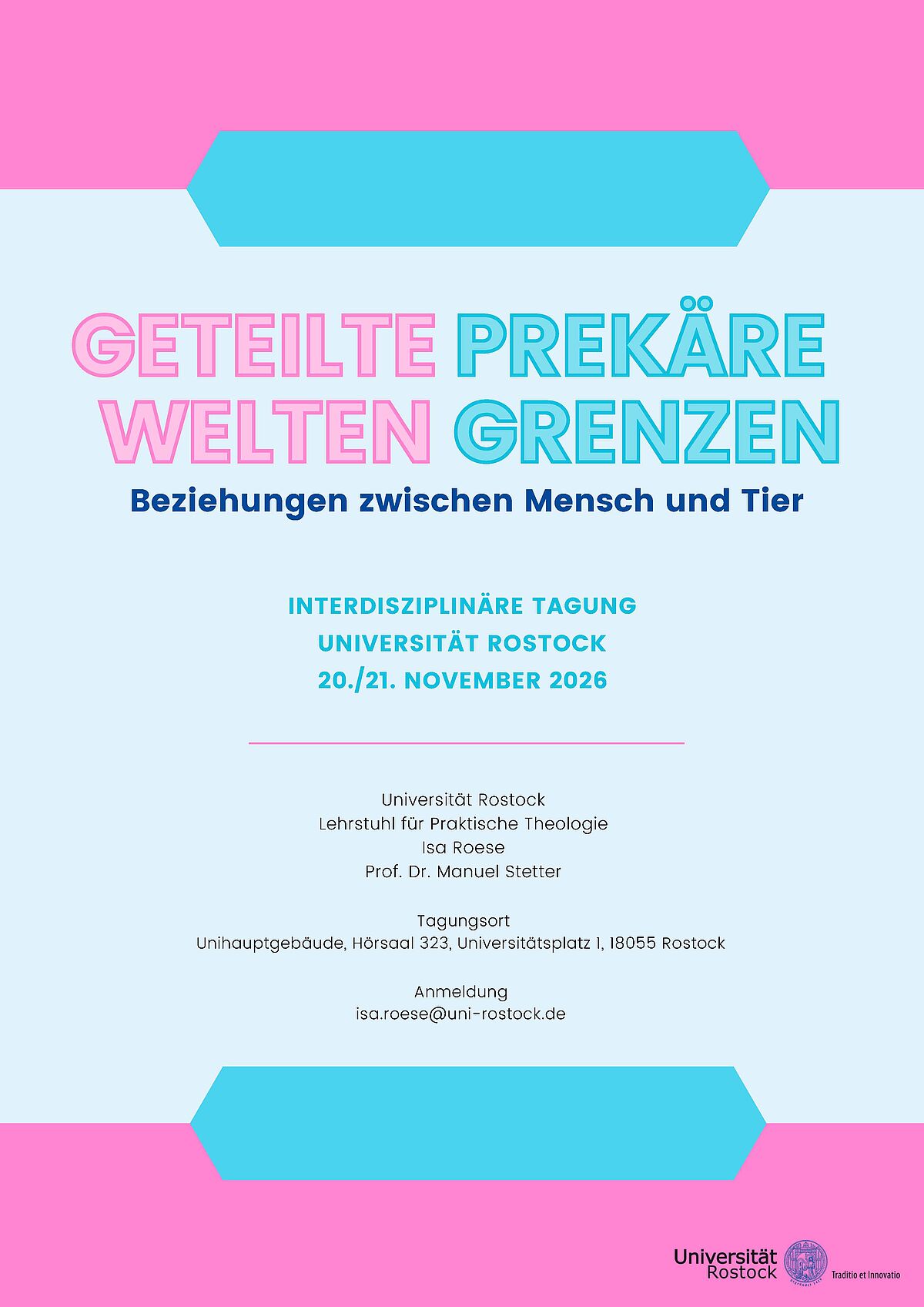 Plakat zur Tagung