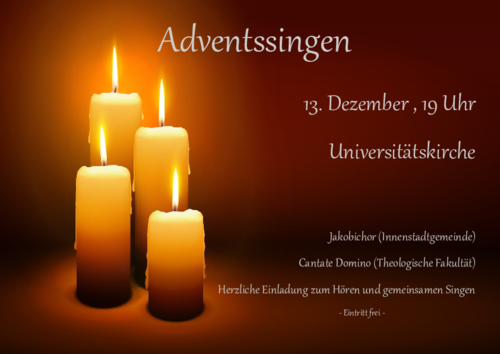 Plakat Adventssingen